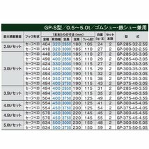 3.5t 2本セット 有効幅400 全長2850 GP-285-40-3.5S セーフベロ ツメ形状 昭和ブリッジ アルミブリッジ ラダー はしご 農機 建機_画像3