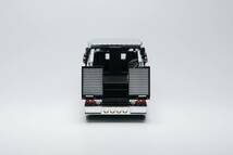 希少1/64スケール メッキ銀ガスモデルトラックフラットベッドトレーラーdekotora rambo van mt Sa-18_画像6