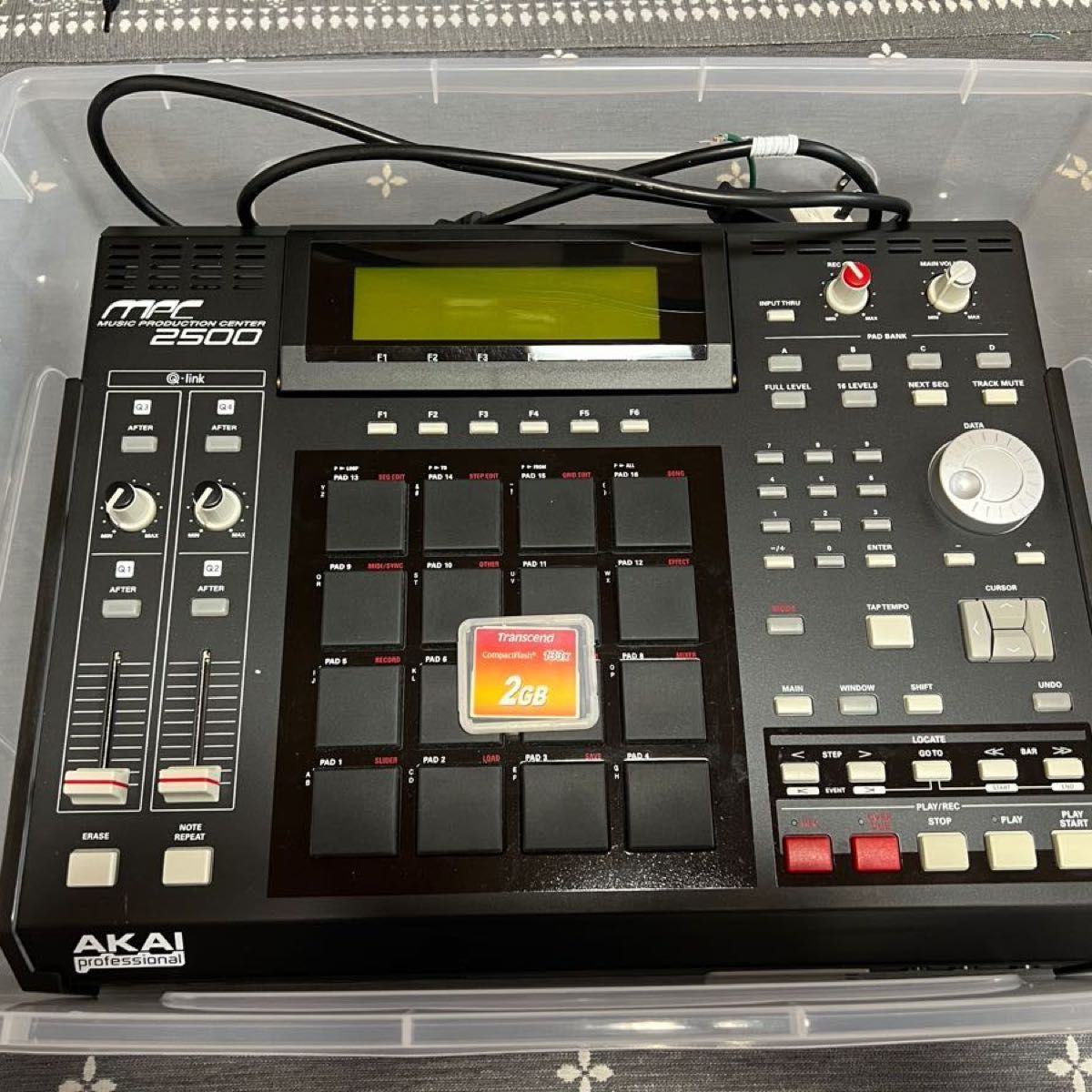 専門店カスタム ）Fat Pad 仕様 AKAI MPC1000 BK JJOS 128MBメモリ増設