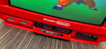 ■動作品■SHARP Nintendo 21G-SF1 スーパーファミコン内臓テレビ コントローラー2個付き 任天堂 シャープ■_画像3