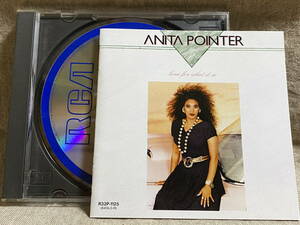 [R&B/SOUL/AOR] ANITA POINTER - LOVE FOR WHAT IT IS 愛は素顔で R32P-1125 国内初版 日本盤 税表記なし3200円盤 廃盤 レア盤