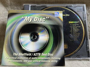 MY DISC : THE SHEFFIELD / A2TB TEST CD 高音質 ゴールドCD オーディオチェック 廃盤 レア盤