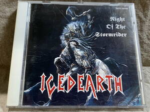 [正統派メタル] ICED EARTH - NIGHT OF THE STORMRIDER TECX-25189 国内初版 日本盤 廃盤