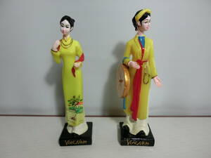Vietnam Vietnam beautiful person doll . earth production ornament together 2 body beautiful goods 