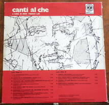 '71【LP】canti al che A Cura Di Meri Franco - Lao *チェ・ゲバラ=コンピ_画像2