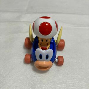 マリオカート　キノピオ　プルバックカー　ミニカー　ニンテンドー　