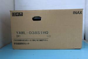 S0485（5）T INAX 組合手洗器 AQUA CERAMIC YAWL-D38S1HQ/BW1　キャパシア　手洗器一体型人造　カウンタータイプ用、正面置き用 