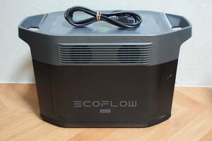 E3208 Y 中古・ EcoFlow DELTA MAX ポータブル電源 充電池 ポータブルバッテリー キャンプ アウトドア レジャー EFD311