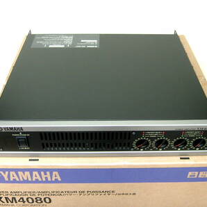 極上 完動 新品に近い 元箱入 使用僅少 YAMAHA ヤマハ 4ch パワーアンプ 業務用 XM4080 2Uサイズ ②の画像4