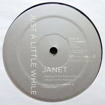 【2004年USプレス12”EP/オリジナル＋リミックス/即決盤】JANET / Just A Little While_画像4