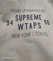 国内正規品 supreme wtaps crewneck light olive L シュプリーム　ダブルタップス オリーブ スエット トレーナー 1円スタート レア_画像1