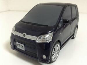 ダイハツ 5代目 ムーヴ カスタムRS LA100 前期型 2010年式~ チョロQ風 プルバックカー ミニカー 非売品 紺 カラーサンプル 色見本 