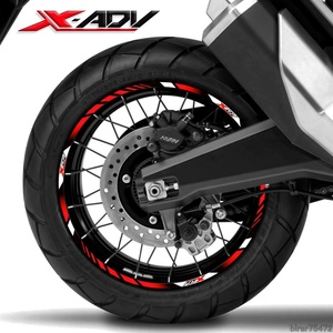 送料無料 HONDAホイールステッカー1p全3色 ホンダ HONDA ホイール ステッカー デカール 防水 XADV X-ADV xadv ホワイト レッド ブルー