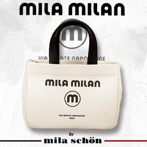 [MILA MILAN] ミラミラン ミニトートバッグ/手提げ/コルソ/ホワイト   250501の画像1