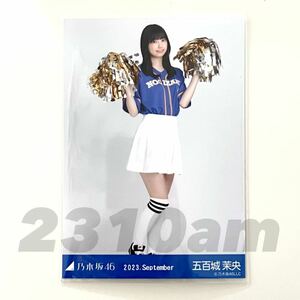 《乃木坂46》公式グッズ 1枚 五百城茉央　ヒキ　2023年9月月間ランダム　ベースボールシャツ2023 2023.September