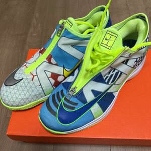 ナイキ エア ズームケージ 3 28cm AQ0567-700 Nike AIR ZOOM CAGE 3 CLY GLV ナダル フェデラー テニスシューズ