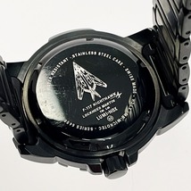 ☆☆ LUMINOX ルミノックス F117 ナイトホーク 6400シリーズ ブラック クォーツ メンズ 腕時計 箱・取説有 やや傷や汚れあり_画像4
