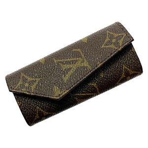 ☆☆ LOUIS VUITTON ルイヴィトン ミュルティクレ4(旧型) モノグラム キーケース 4Pフック ヴィンテージ ゴールド金具 やや傷や汚れあり