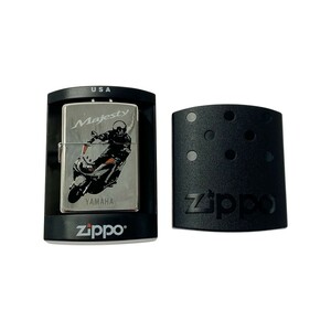 ☆☆ ZIPPO ジッポ ライター 2000年製 YAMAHA Majesty バイク ケース有 やや傷や汚れあり