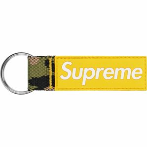 Supreme Webbing Keychain yellow