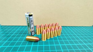 .380 ACP 弾風 ダミーカート 12個セット【送料無料】(検)9mm オート ブローニング クルツ ショート 9x17mm 