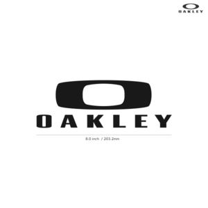 【OAKLEY】オークリー★11★ダイカットステッカー★切抜きステッカー★8.0インチ★20.3cm