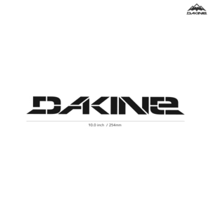 【DAKINE】ダカイン★07★ダイカットステッカー★切抜きステッカー★10.0インチ★25.4cm