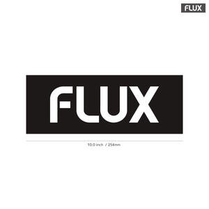 【FLUX】フラックス★29★ダイカットステッカー★切抜きステッカー★10.0インチ★25.4cm