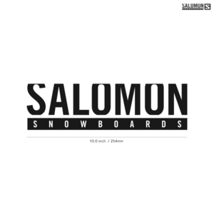 【SALOMON】サロモン★02★ダイカットステッカー★切抜きステッカー★10.0インチ★25.4cm