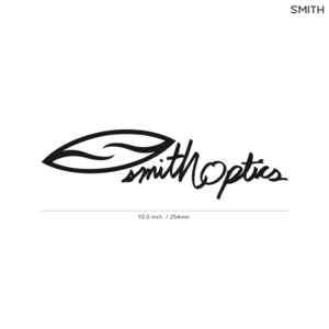 【SMITH】スミス★04★ダイカットステッカー★切抜きステッカー★10.0インチ★25.4cm