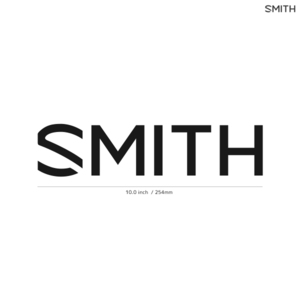 【SMITH】スミス★01★ダイカットステッカー★切抜きステッカー★10.0インチ★25.4cm
