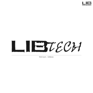 【LIBTECH】リブテック★05★ダイカットステッカー★切抜きステッカー★10.0インチ★25.4cm