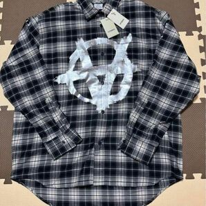 ヴェトモン Double anarchy logo flannel shirt