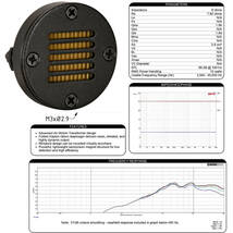 ★【アドオン】ホーン型スーパーツイーター★Dayton Audio AMT Mini-8★オリジナル★2個セット★コンデンサー付★金メッキバナナプラグ_画像7