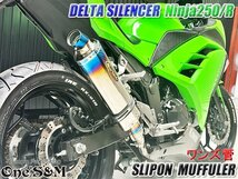 W2-171TL 純正エキパイ用 スリップオンマフラー 50.8φ Ninja250 Ninja250R JBK-EX250L EX250K 前期 中期 ニンジャ250 Z250専用_画像4