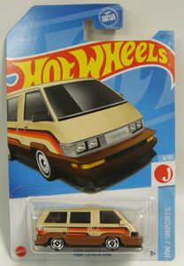 Hot Wheels　1986 TOYOTA VAN(ブラウン)