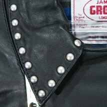 uniform experiment ユニフォームエクスペリメント JAMES GROSE LEATHER RIDERS JACKET ジェームスグロース ライダース ジャケット OCZ_画像4