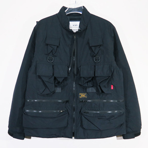 WTAPS ダブルタップス 17AW MODULAR/JACKET.NYLON.TAFFETA 172GWDT-JKM07 モジュラー ジャケット ブラック OCZ YX