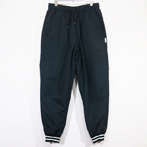 WTAPS ダブルタップス 23SS PITCH/TROUSERS/NYLON.TUSSAH ピッチ トラウザーズ ナイロン リブ パンツ ボトムス ブラック 黒 ocz YX