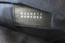 BARNEYS NEWYORK バーニーズ 編み込み レザー ショルダー ハンド ブリーフ ブラック バッグ_画像5