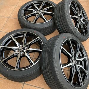 【新車外し】 アクアGR純正アルミ BRIDGESTONE ポテンザ RE050A 205/45R17 84W 専用ナット付属 アクア ロードスター ヴィッツ等 佐川着払い