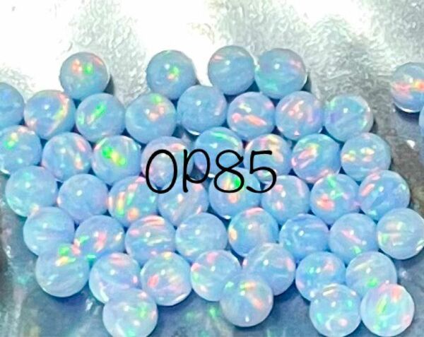 人工オパール 3mm 穴なし5個 OP85