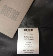 最高級*EU製◆イタリア・ミラノ発*BOLINI*ブラックラインdesigner 最上級牛革使用・ベッカム愛用・レザーライダース/XLサイズ_画像7