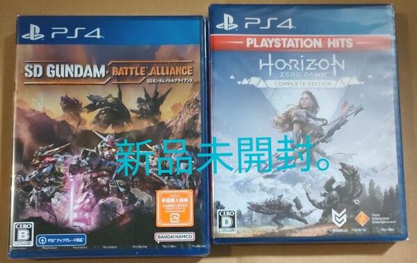 PS4 SDガンダム バトルアライアンス Horizon Zero Dawn 新品未開封