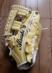 Hanshin Tigers 9 глициния книга@.. игрок с автографом реальное использование перчатка предметы снабжения перчатка ZETT