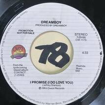 試聴 新品 プリンス・フォロワー’84 DREAMBOY I PROMISE (I DO LOVE YOU) STEREO PROMO PRESS _画像2