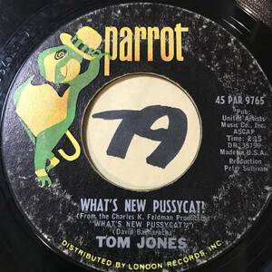 試聴 ボブ・マーリーもSKAカヴァー TOM JONES WHAT’S NEW PUSSYCAT? 両面VG(+) SOUNDS VG++ バカラック・サントラ人気盤 