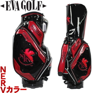 ★エヴァンゲリオン　キャディバッグ　NERV カラー★EVANGELION GOLF エヴァゴルフ　EVA GOLF★