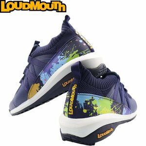 * loud mouse LM-GS0003 spike less knitted golf shoes Blasterpiece(188) blaster piece *25.5cm