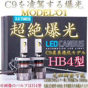 HB4 超絶爆光　LED ヘッドライト　バルブ　O1 フォグ　ハイ　ロービーム LEDフォグランプ 9006 高輝度 ちるみなC9 ちるみなLED ちるみなO1